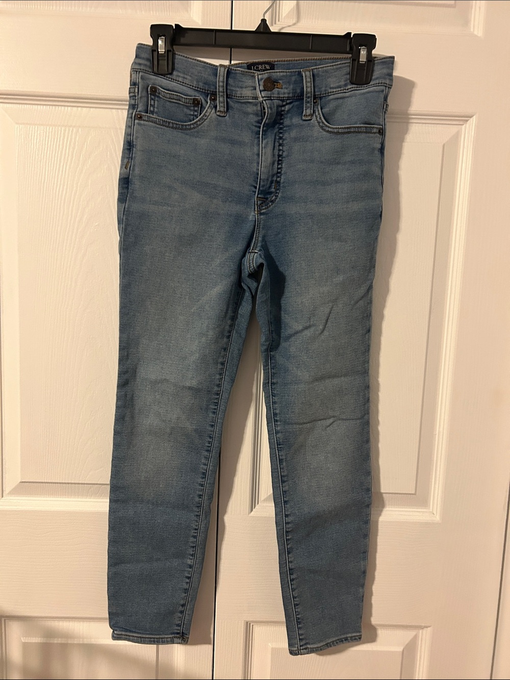 J. Crew Light Blue Mid-Rise Skinny Jeans